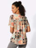 WITT WEIDEN Druckbluse in mint-apricot-bedruckt