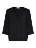 JACQUELINE de YONG Leichtes Crepe Hemd Blusen Shirt Basic Top Oberteil JDYLION in Schwarz-3