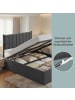 VASAGLE Bettgestell Kacy in Grau - (B)183.4 x (H)110 x (T)209.3 cm