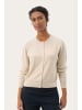 PART TWO Strickjacke NoelaniPW Gerade Passform in Natural Melange