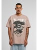 Mister Tee Mister Tee Unisex La Familia Heavy Oversize Tee in duskrose