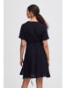 b.young Blusenkleid BYMMMJOELLA WRAP DRESS 3 - 20814528 sommerliches Kleid mit Details in black denim