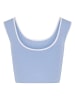 Urban Classics Urban Classics Cropped T-Shirts in powderblue/white+blushedrose/white