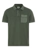 Camel Active Piqué Poloshirt aus zertifiziertem Organic Cotton in Dunkelgrün