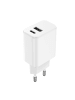 Setty Setty Ladegerät 1x USB + USB-C 3A 20W weiß