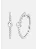 Ethische Diamanten Ohrringe aus 375 Weißgold mit Lab Grown Diamant