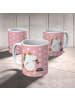 Mr. & Mrs. Panda Tasse Einhorn Sekretärin ohne Spruch in Rot Pastell