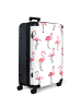 NoBoringSuitCases Suitcase, Koffer, Reisekoffer Rosa Flamingos