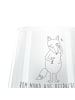 Mr. & Mrs. Panda Graviertes Windlicht Fuchs Lord mit Spruch in Transparent