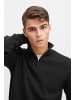 CASUAL FRIDAY Troyer CFKarl milano knit zipper in Schwarz