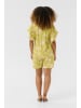 CULTURE Kurzarm-Bluse CUdebora Relaxed fit in Green Palm Leaves