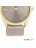 Oozoo Analog-Armbanduhr Oozoo Timepieces taupe, braun groß (ca. 40mm)