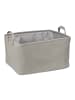 relaxdays Aufbewahrungskorb in Grau - (B)48 x (H)30 x (T)38 cm