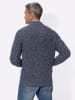 Sieh an! Strickjacke in marine-meliert