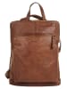 Samantha Look Rucksack echt Leder in cognac