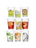 Ritzenhoff & Breker 9er Set Kindergläser Dschungel/Wald/Zoo 205 ml bunt in bunt