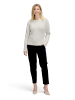 BETTY & CO Strickpullover mit V-Ausschnitt in cream