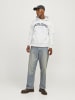 Jack & Jones Kapuzenpullover in White Melange