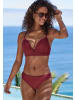 LASCANA Triangel-Bikini in bordeaux