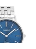 Oozoo Analog-Armbanduhr Oozoo Vintage Series silber mittel (ca. 32mm)