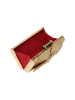 faina Women Clutch in Gold