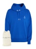 DreiMaster Maritim Kapuzenpullover + Shopping Bag - Set in Royalblau