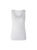 MARC CAIN SPORTS  Ärmelloses Baumwollstretch-Top in Silver Grey