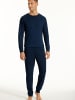 Schiesser Pyjama Nightwear Serie in nachtblau