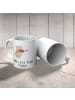 Mr. & Mrs. Panda Tasse Geige Freude mit Spruch in Weiß