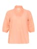 KAFFE curve Langarm-Bluse KCvitana Regular fit in Peach Nectar