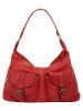 Cluty Shopper echt Leder in rot