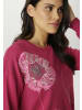 Aniston SELECTED Strickpullover in fuchsia-rosa-pink-silber