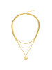 Eastside NY Kette Stern aus Edelstahl mit Zirkonia in gelbgold