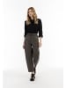 DreiMaster Vintage Damen Lederhose in Taupe