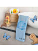 Mr. & Mrs. Panda Handtuch Wal Konfetti ohne Spruch in Blau Pastell