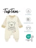 TupTam Baby Unisex Strampler-Set mit Aufdruck Spruch 2-tlg in beige Modell 1