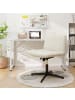 COSTWAY Schneidersitz Stuhl in Beige