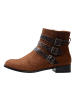 Divine Factory Stiefeletten QL4526 Braun