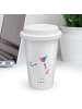 Mr. & Mrs. Panda Kaffeebecher To Go Einhorn Party ohne Spruch in Weiß
