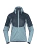 Bergans Unterjacke SENJA MIDLAYER HOOD W JACKET in Rauchblau