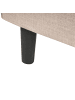 Beliani Bettrahmenbezug FITOU in Beige - (W) 130 x (H) 75 x (L) 214 cm