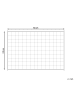 Beliani Gewichtsdecke NEREID in Blau - (W) 100 x (H) 2 x (L) 150 cm