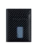 Bugatti Secure Slim Geldbörse RFID Schutz Leder 8 cm schwarz