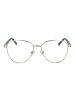 Guess Unisex Optische Fassungen Rund Gold
