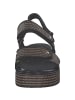 Marco Tozzi Keilsandaletten in black comb