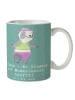 Mr. & Mrs. Panda Kaffeebecher Turnen Eleganz mit Spruch in Meeresbrise