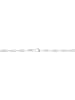 Adeliás Herren Halskette – Plattenkette aus 925 Silber 55 cm in silber