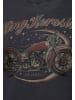 King Kerosin King Kerosin Print T-Shirt Bobber in schwarz