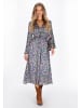 IZIA Dress in blue multicolor