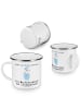Mr. & Mrs. Panda Emaille Tasse Kfz-Mechatroniker Leidenschaft mi... in Weiß